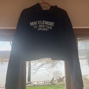 Macklemore "The Ben Tour" USA 2023 Cropped Hoodie, Size XL